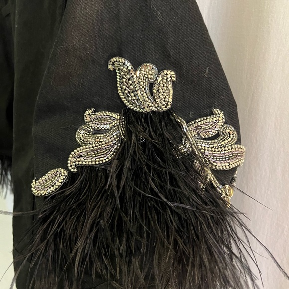 Women’s Kobi Halperin jackets w/ostrich feathers - Picture 10 of 16